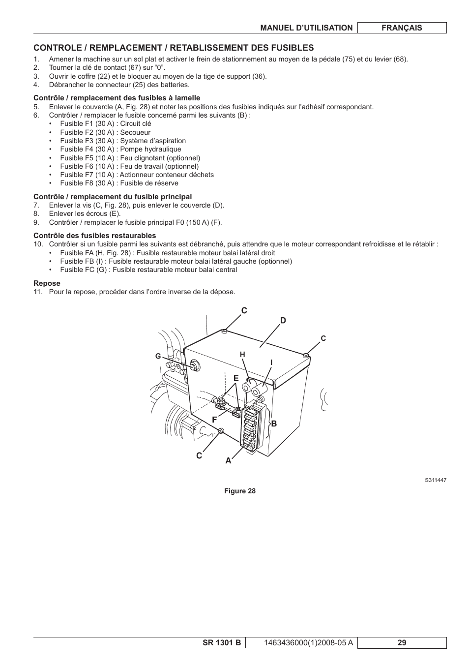 Nilfisk-ALTO SR 1301 B User Manual | Page 61 / 124