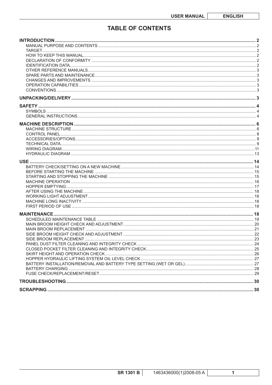 Nilfisk-ALTO SR 1301 B User Manual | Page 63 / 124