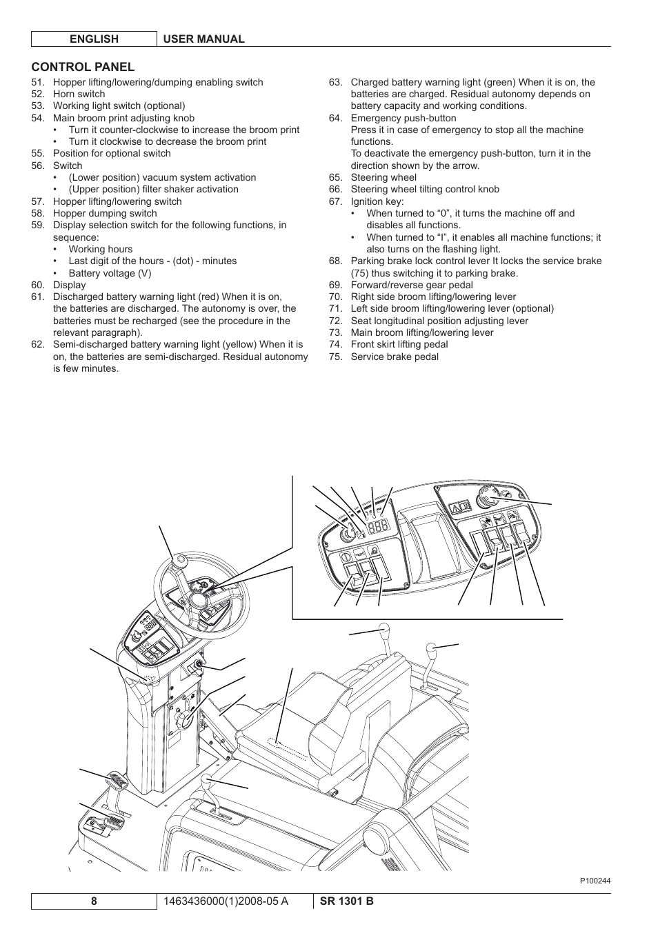 Nilfisk-ALTO SR 1301 B User Manual | Page 70 / 124