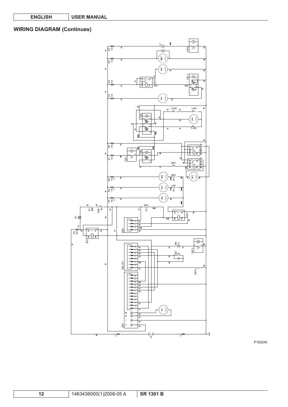 Nilfisk-ALTO SR 1301 B User Manual | Page 74 / 124