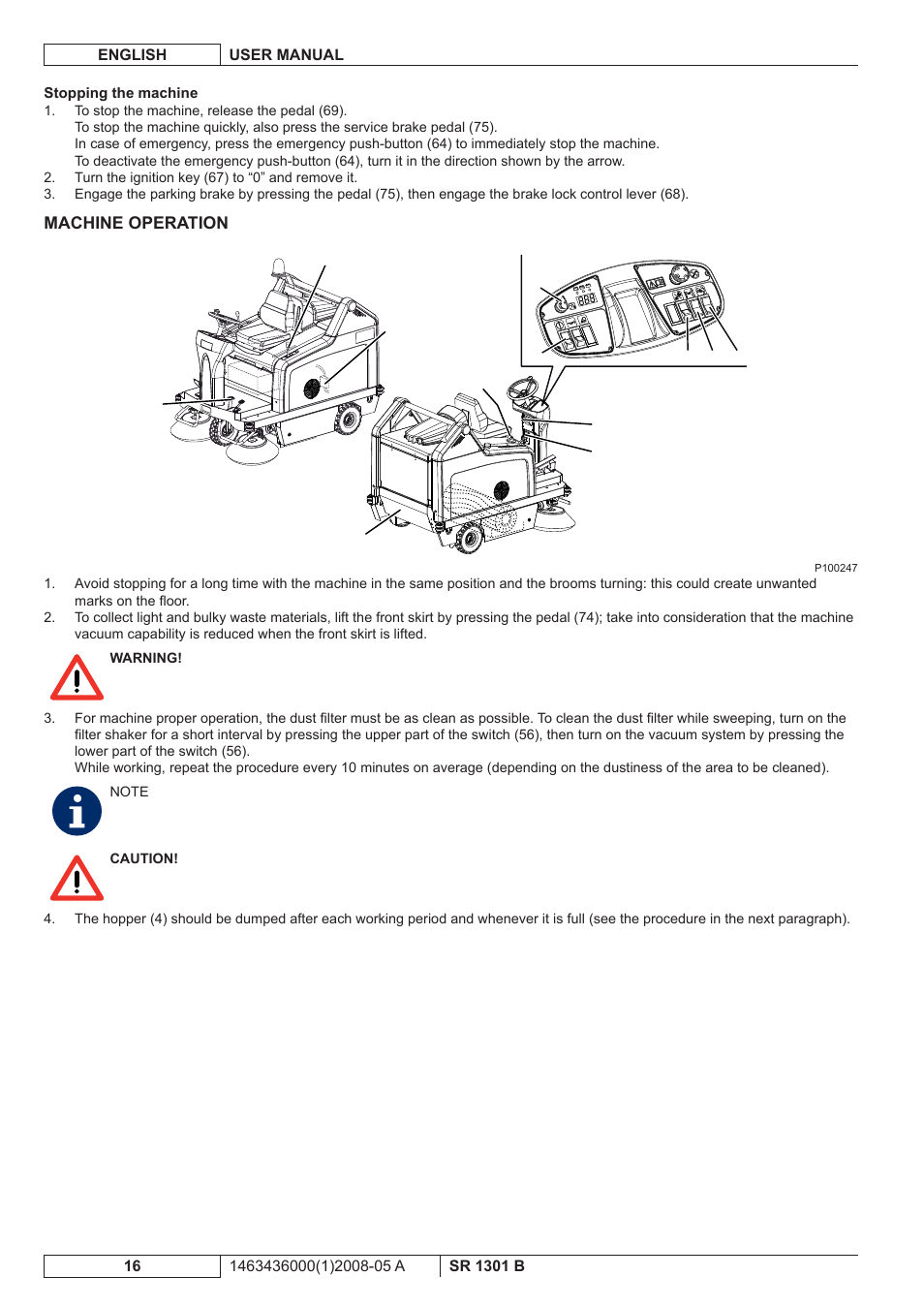 Nilfisk-ALTO SR 1301 B User Manual | Page 78 / 124