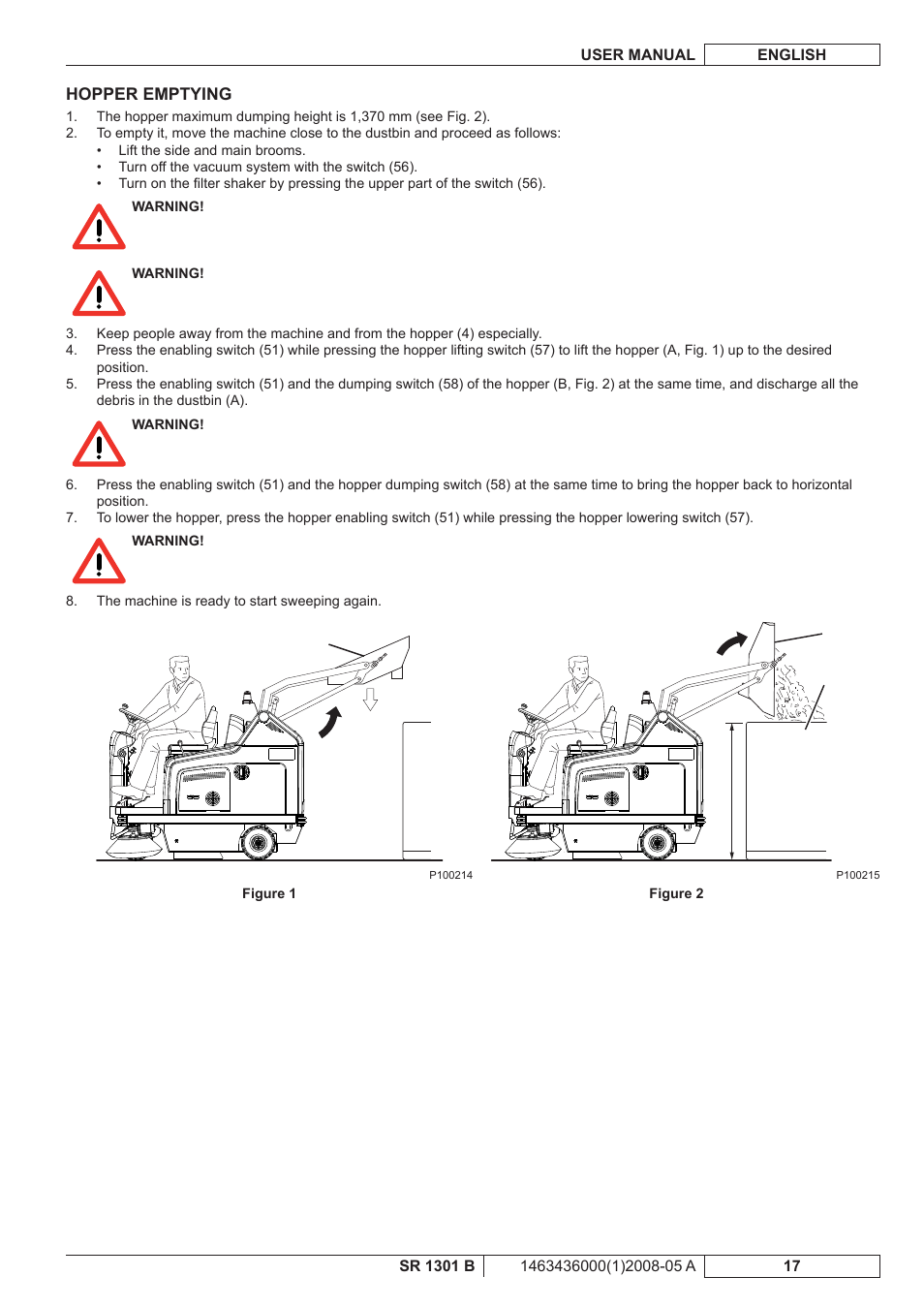 Nilfisk-ALTO SR 1301 B User Manual | Page 79 / 124