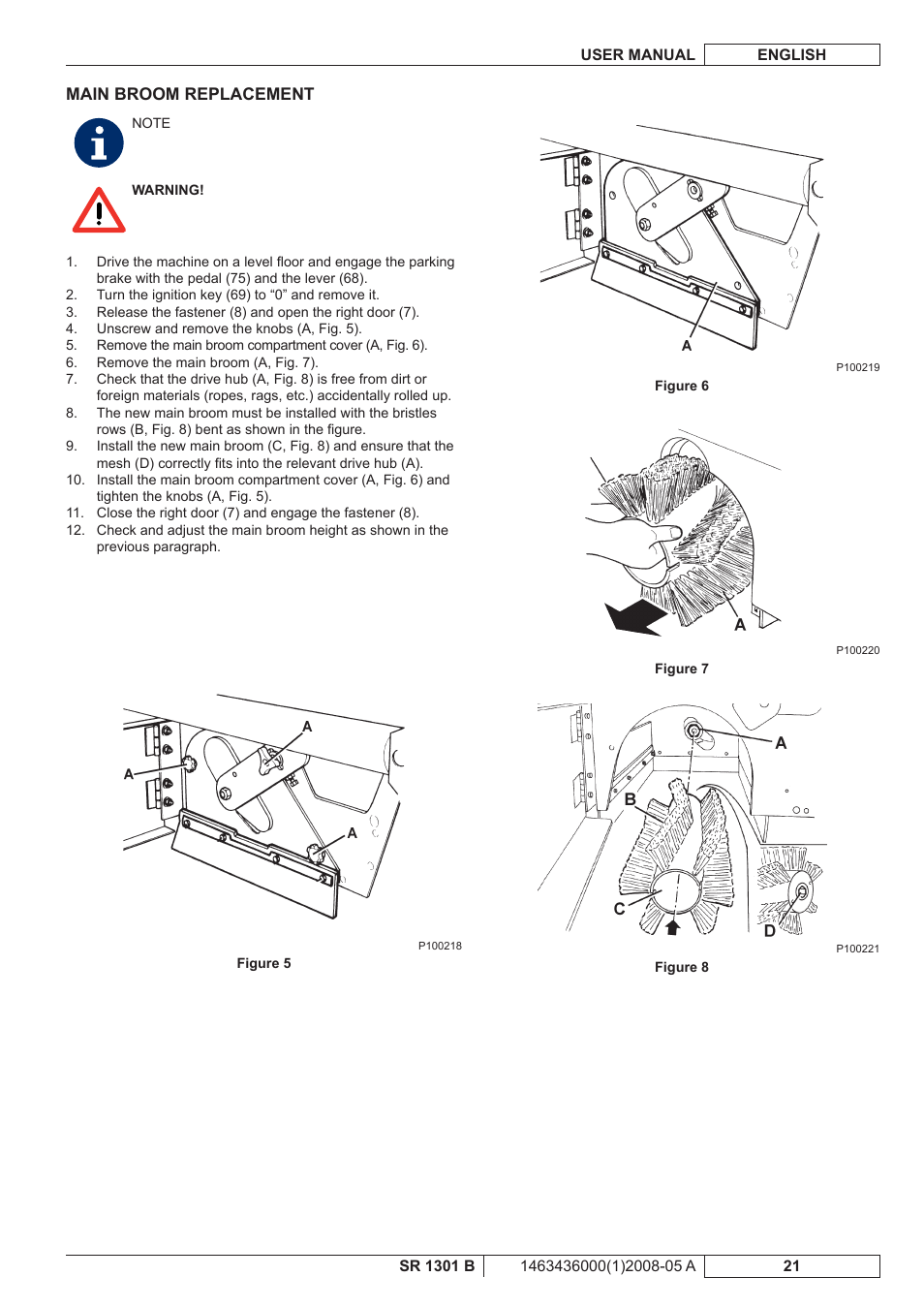 Nilfisk-ALTO SR 1301 B User Manual | Page 83 / 124