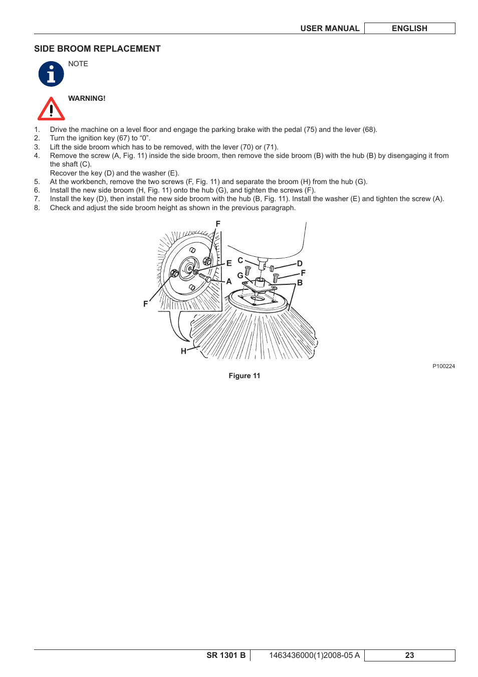 Nilfisk-ALTO SR 1301 B User Manual | Page 85 / 124