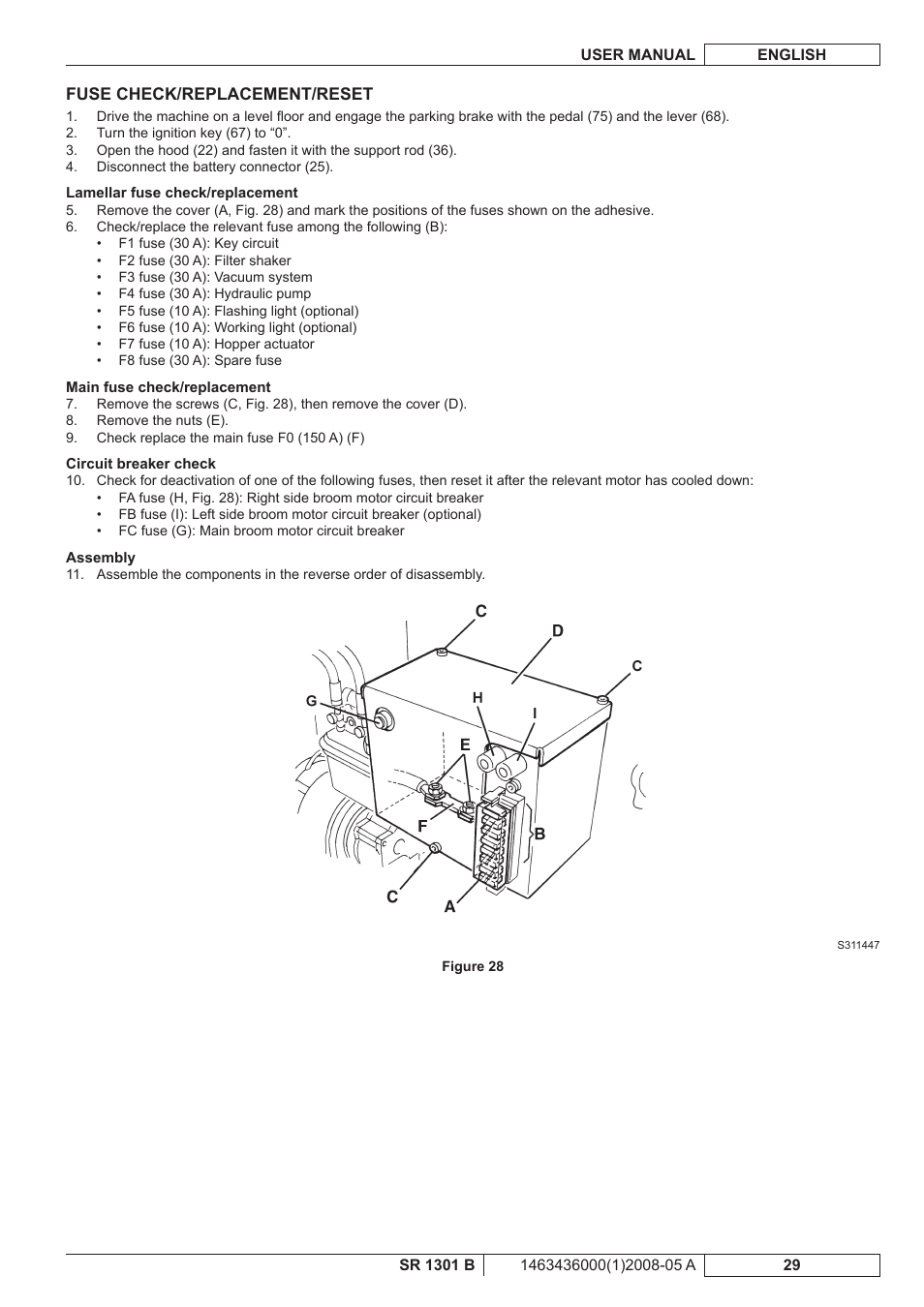 Nilfisk-ALTO SR 1301 B User Manual | Page 91 / 124