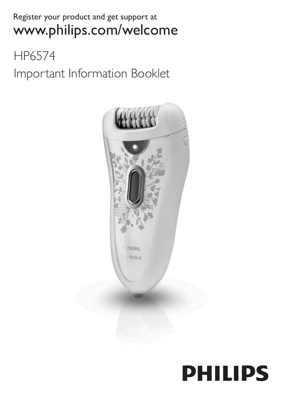 Philips SatinPerfect Epilierer User Manual | 32 pages