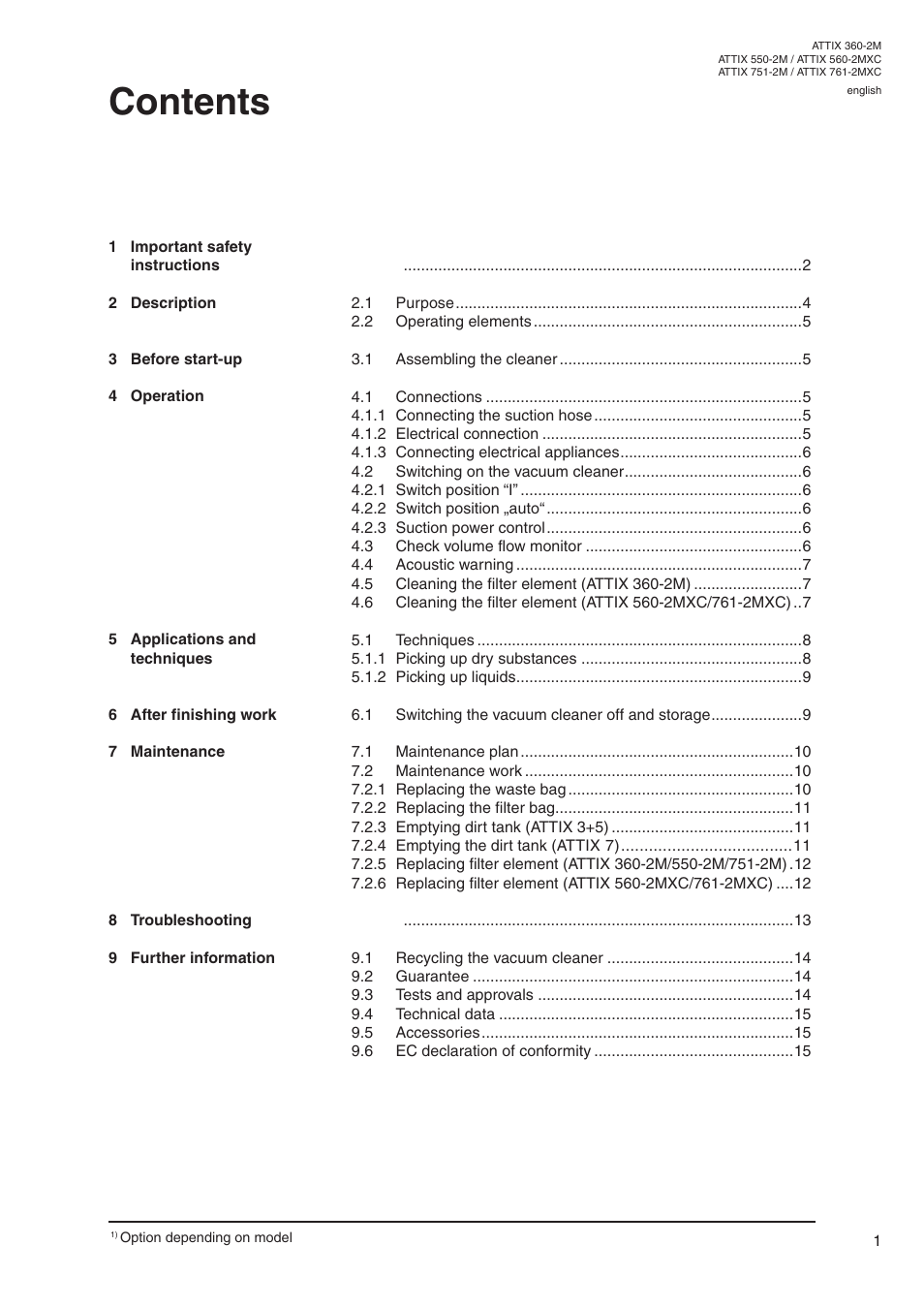 Nilfisk-ALTO ATTIX 550-2M User Manual | Page 3 / 18