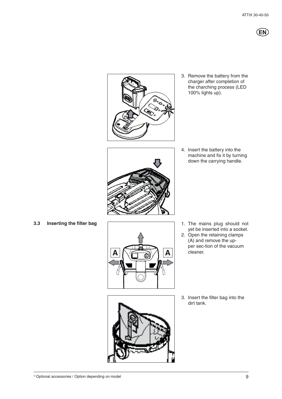 Nilfisk-ALTO 30/BATT/PC/XC User Manual | Page 11 / 26