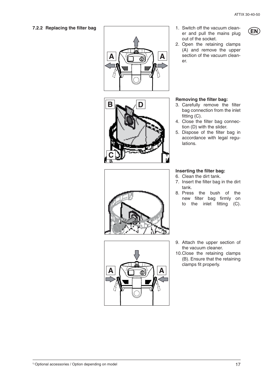 Nilfisk-ALTO 30/BATT/PC/XC User Manual | Page 19 / 26