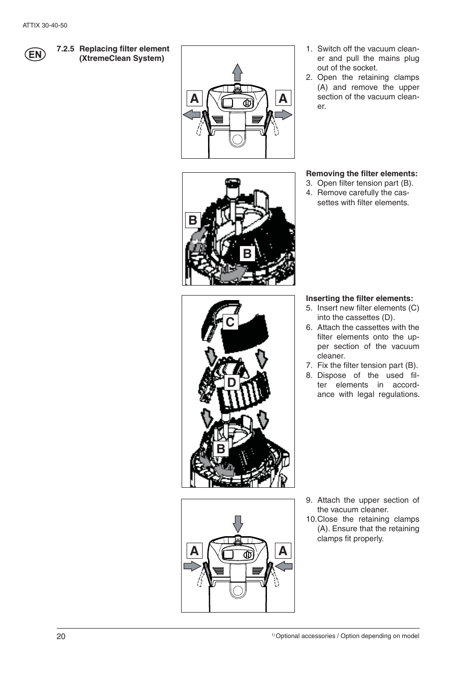 Nilfisk-ALTO 30/BATT/PC/XC User Manual | Page 22 / 26