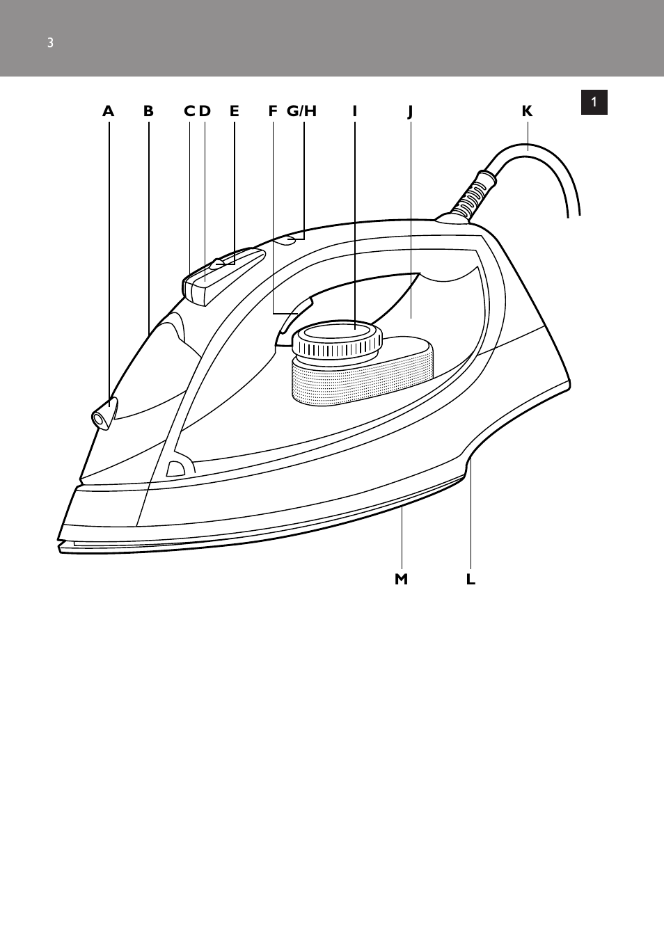 Philips Azur Dampfbügeleisen User Manual | Page 3 / 92