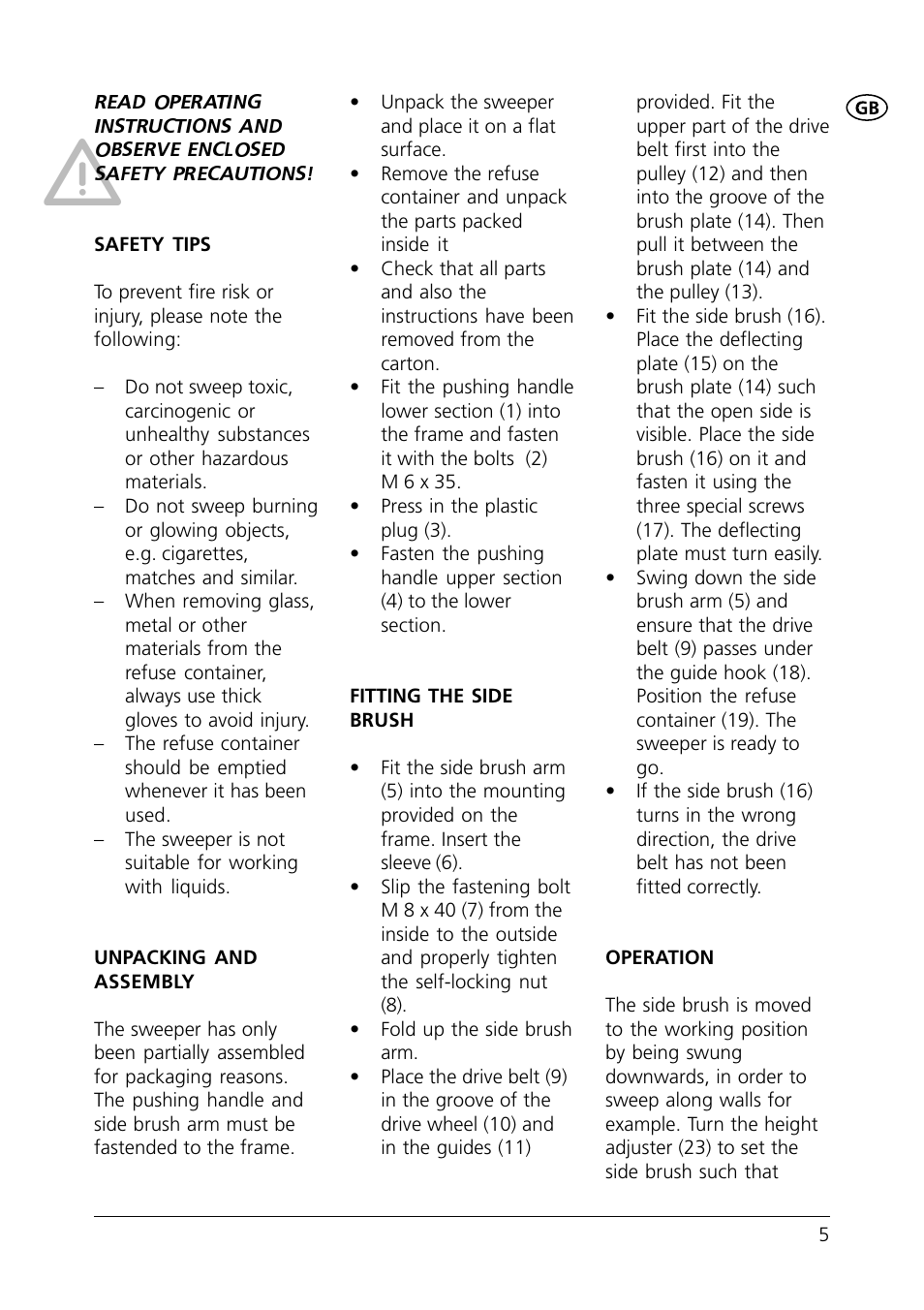 Nilfisk-ALTO BK 800 User Manual | Page 4 / 7