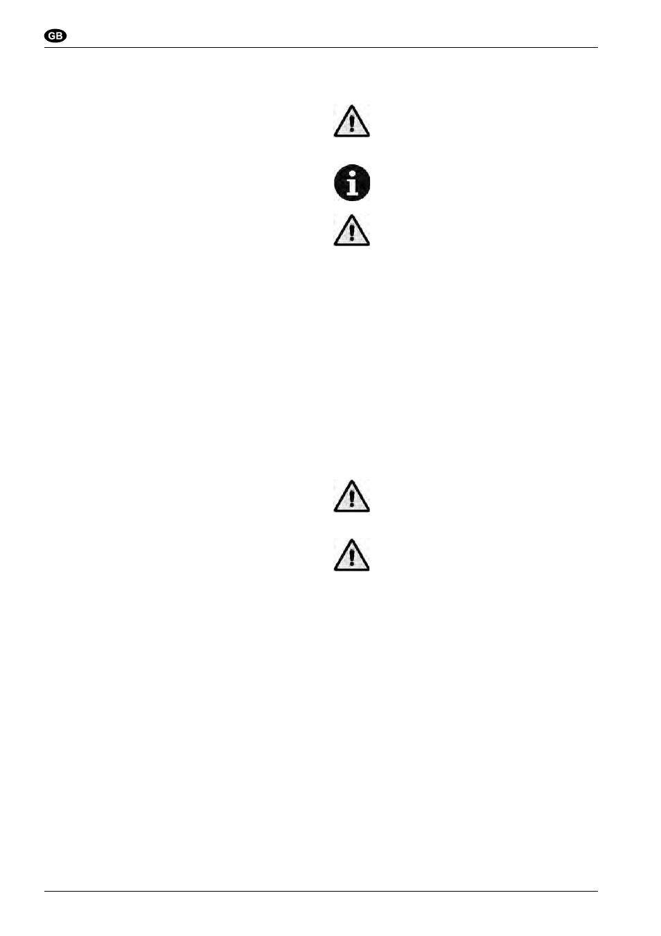 Transportation, handling, installation, User manual | Nilfisk-ALTO SR 1450 B-D User Manual | Page 50 / 100