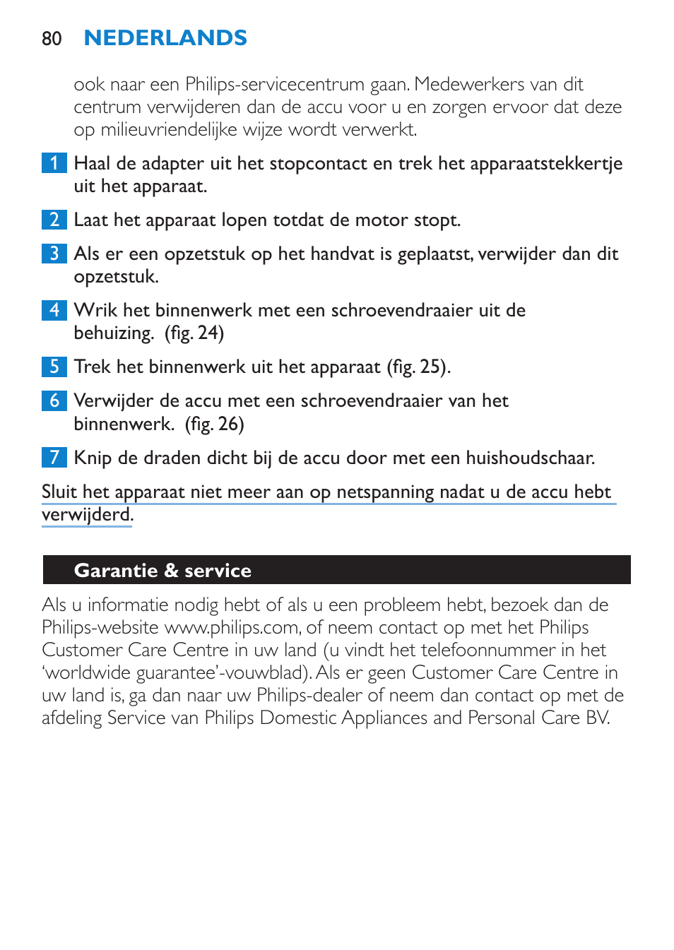 Garantie & service | Philips Body Perfect Bikini-Trimmer User Manual | Page 80 / 104