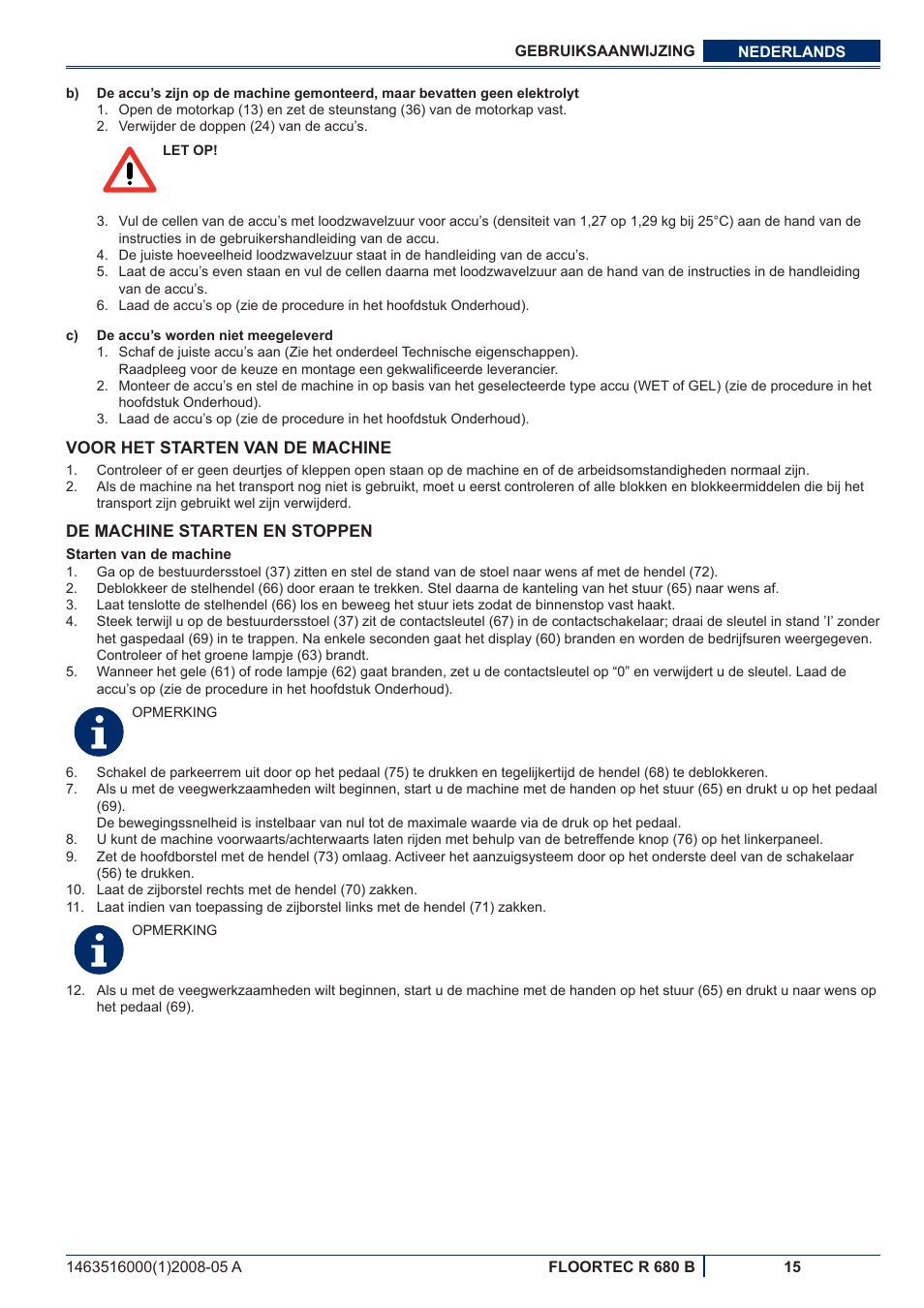 Nilfisk-ALTO R 680 B User Manual | Page 107 / 124