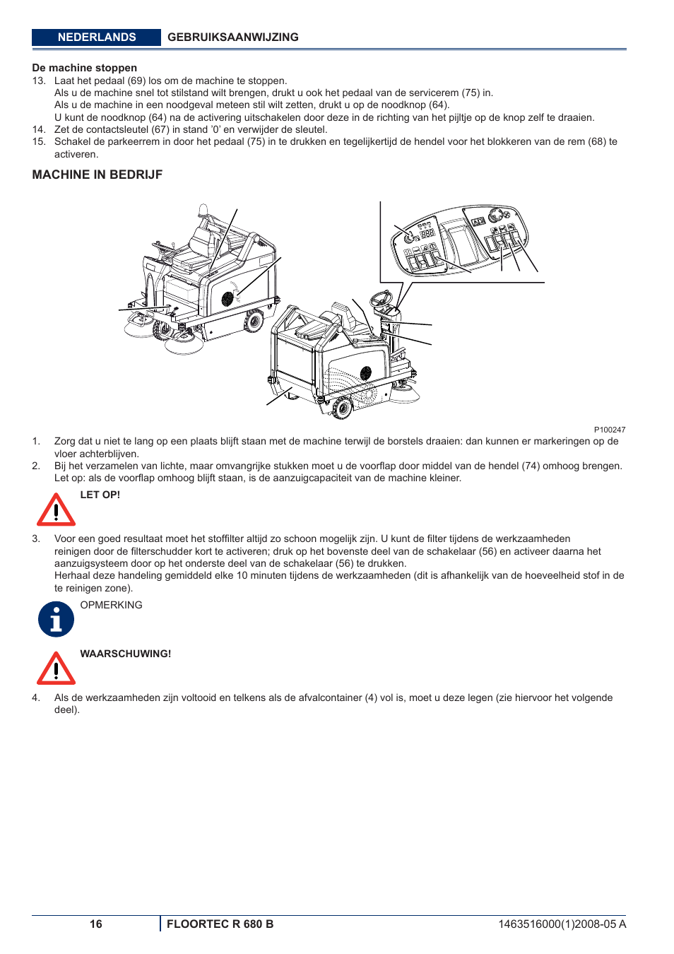 Nilfisk-ALTO R 680 B User Manual | Page 108 / 124