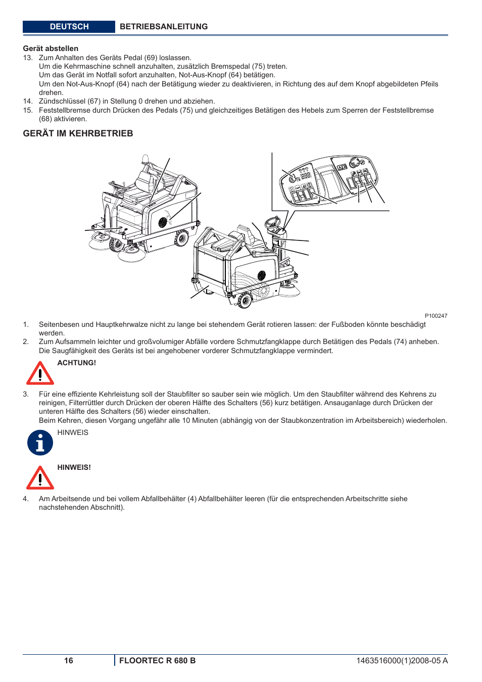 Nilfisk-ALTO R 680 B User Manual | Page 18 / 124