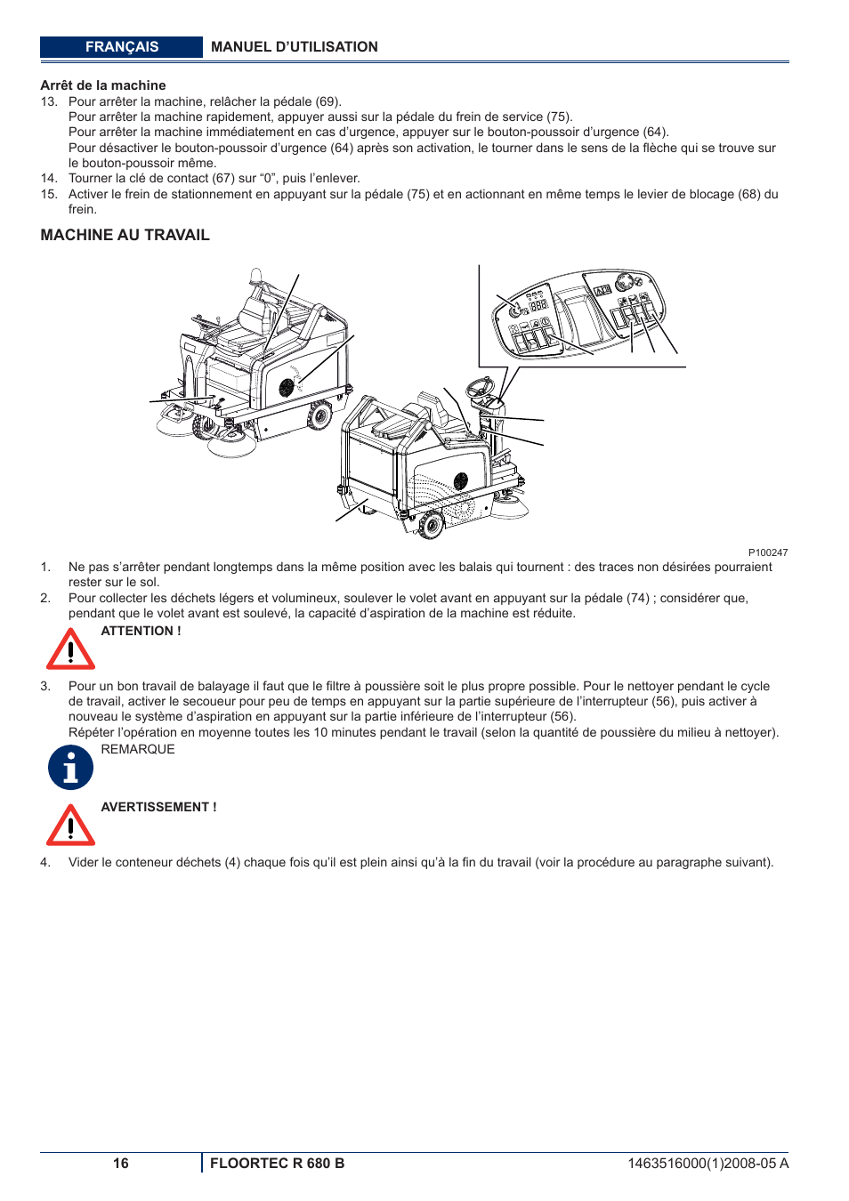 Nilfisk-ALTO R 680 B User Manual | Page 48 / 124