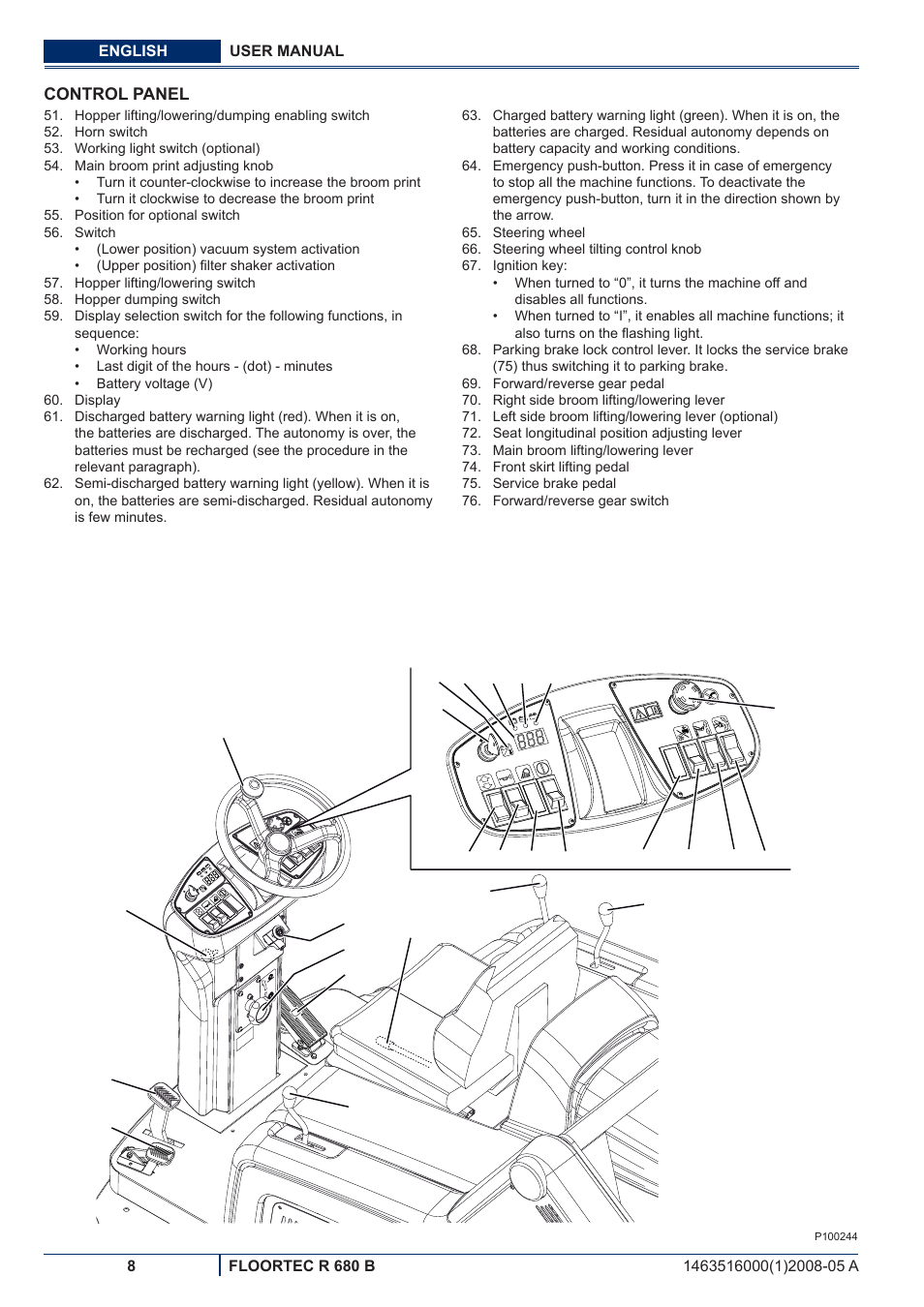 Nilfisk-ALTO R 680 B User Manual | Page 70 / 124