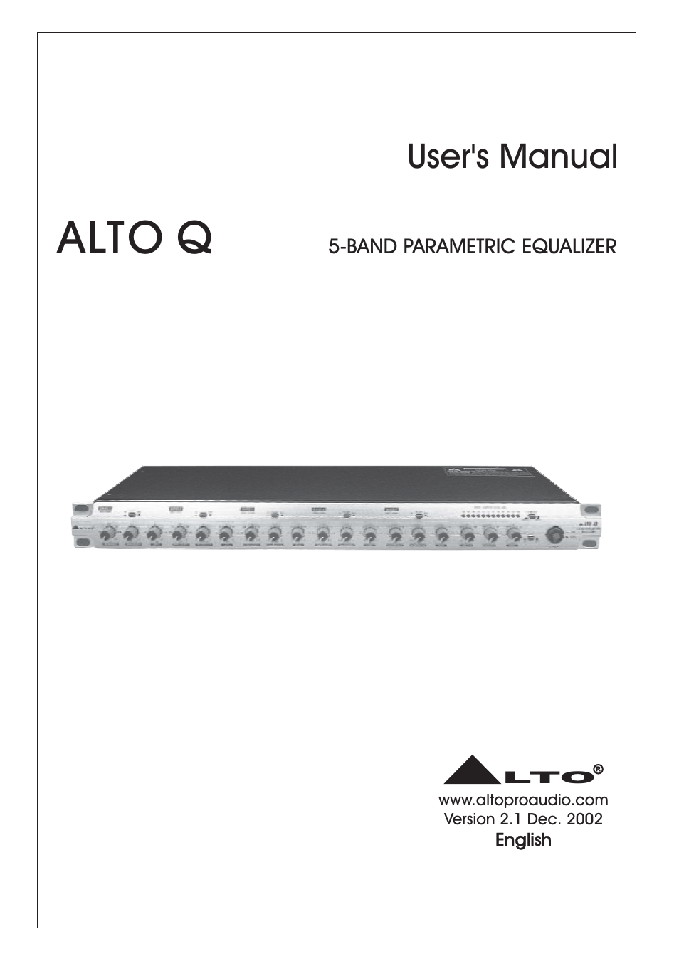 Nilfisk-ALTO ALTO Q User Manual | 13 pages