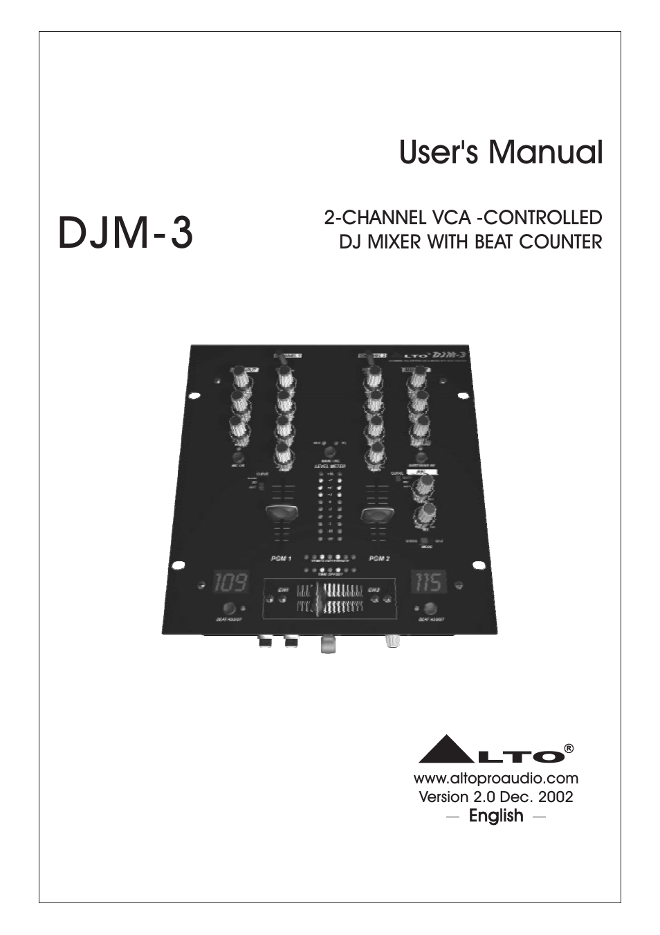 Nilfisk-ALTO DJM-3 User Manual | 15 pages