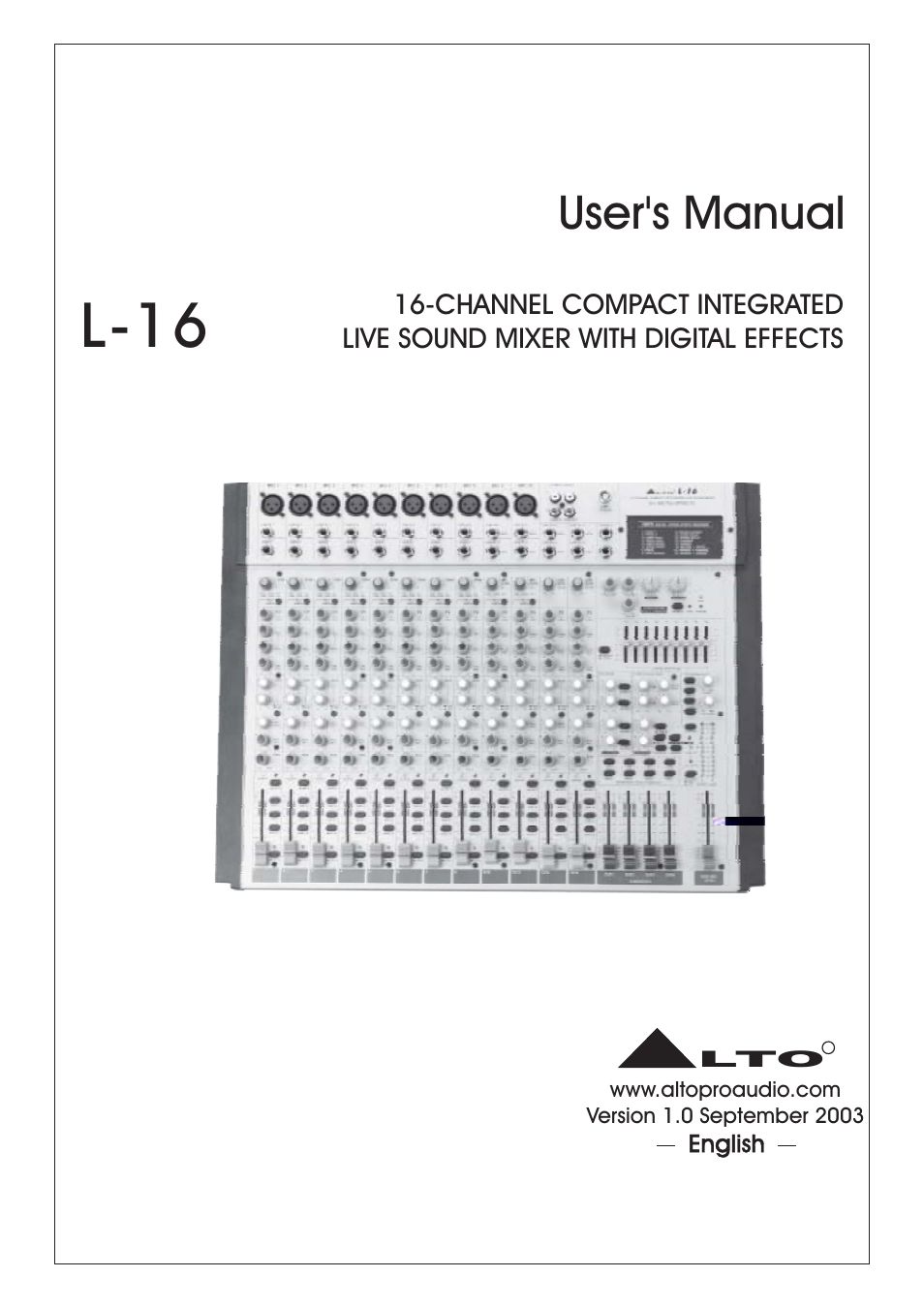 Nilfisk-ALTO L-16 User Manual | 34 pages