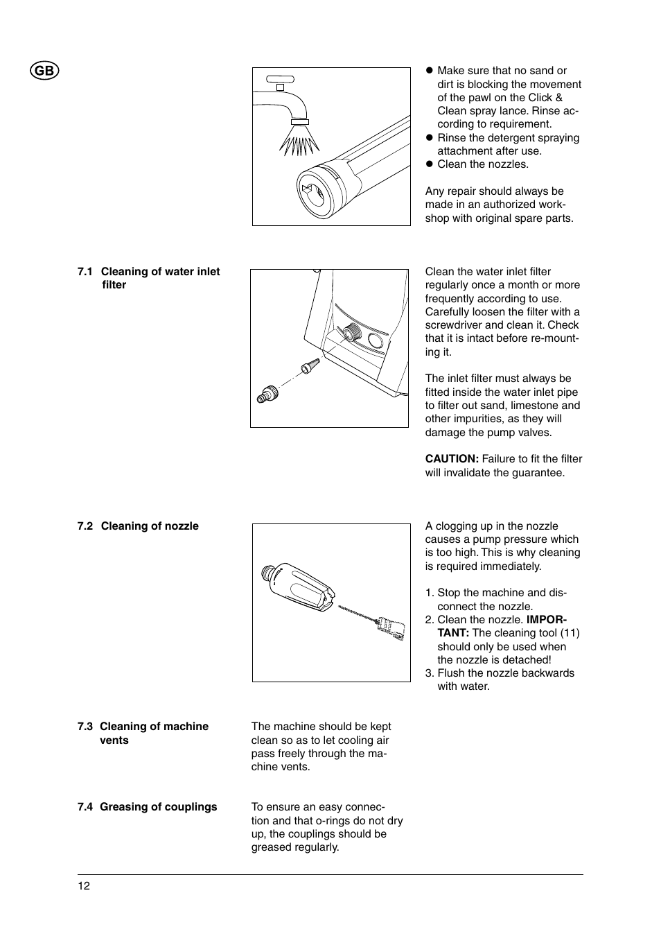 Nilfisk-ALTO C 120.1 User Manual | Page 12 / 18