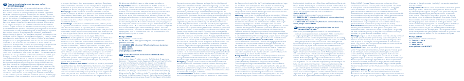 Philips AVENT Flasche User Manual | Page 2 / 2