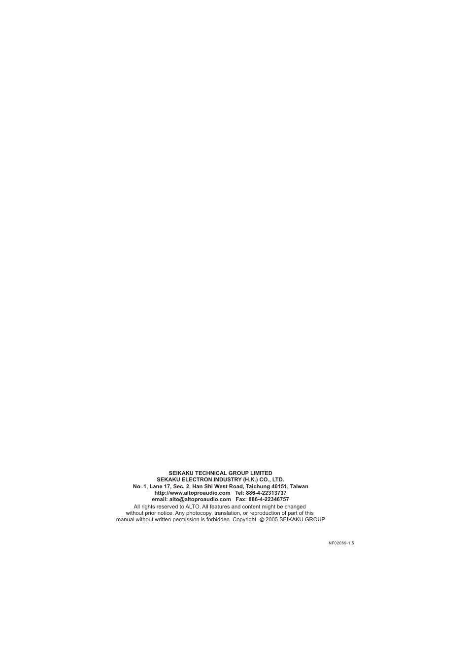 Nilfisk-ALTO A500.2 User Manual | Page 10 / 10