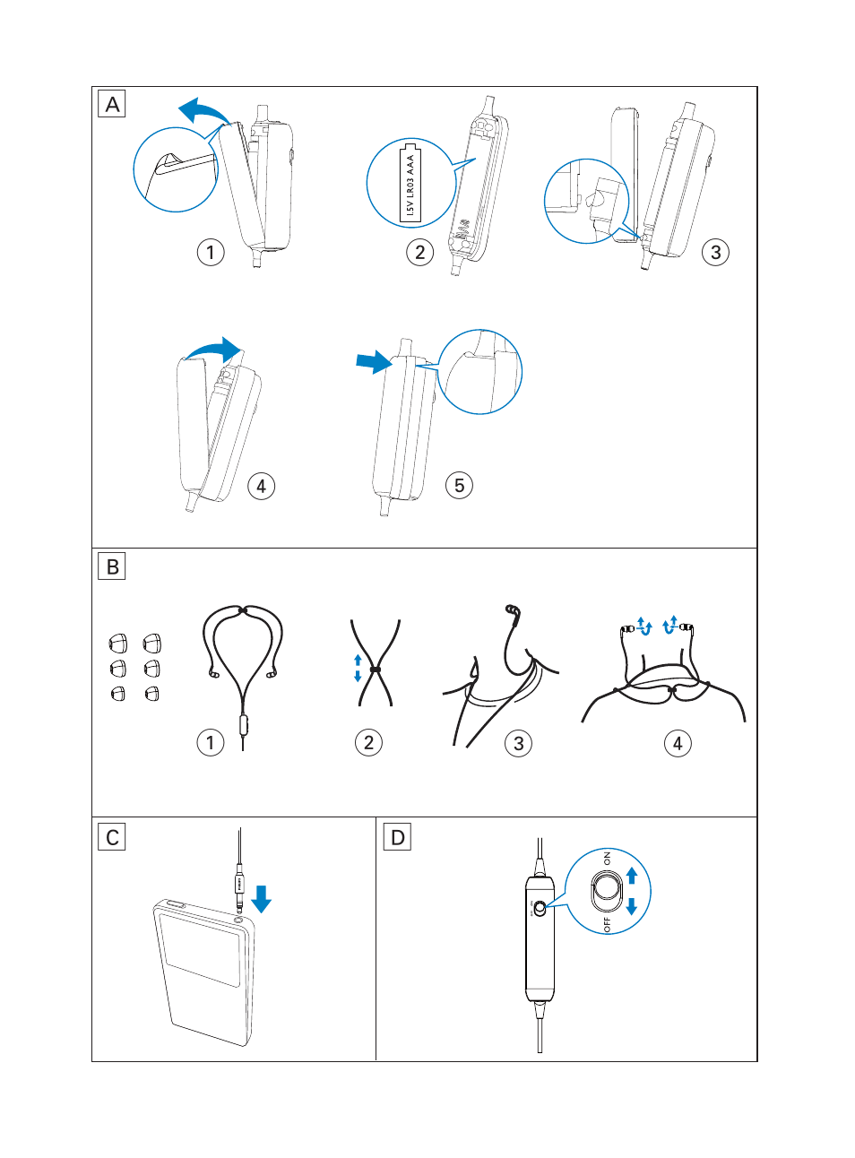 Philips Kopfhörer mit Geräuschunterdrückung User Manual | Page 2 / 4