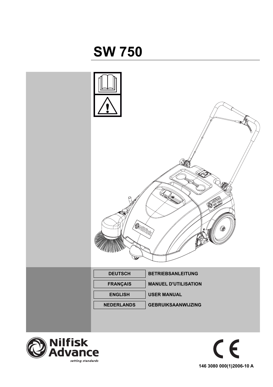 Nilfisk-ALTO SW 750 User Manual | 76 pages