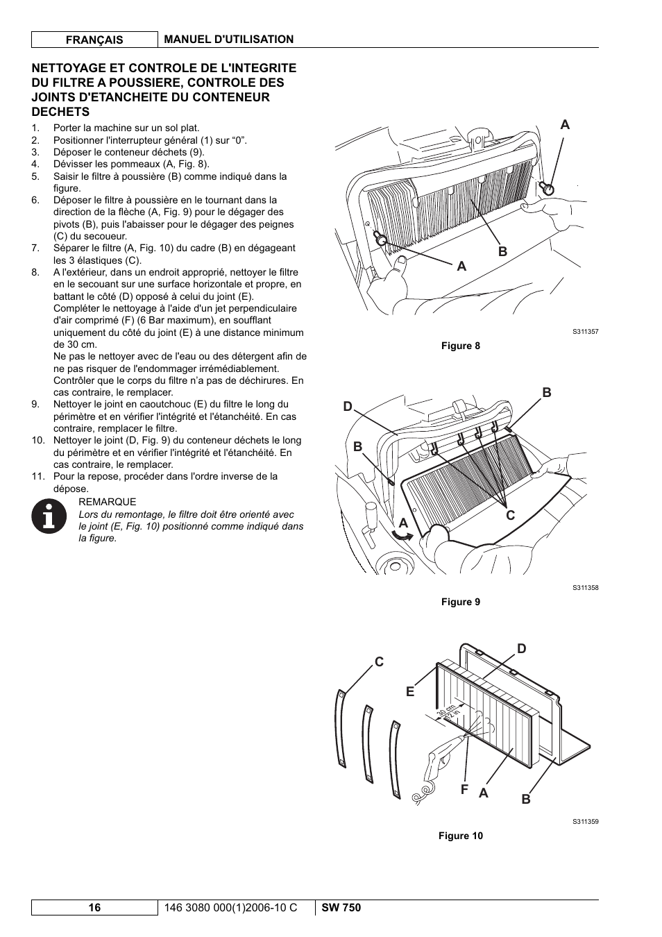 Nilfisk-ALTO SW 750 User Manual | Page 36 / 76