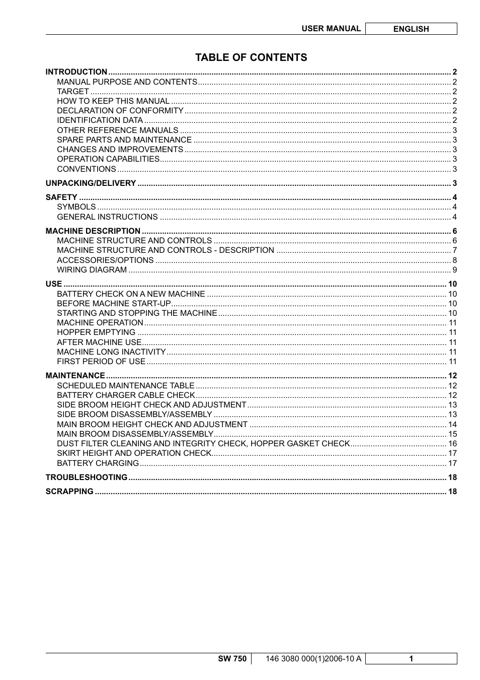 Nilfisk-ALTO SW 750 User Manual | Page 39 / 76