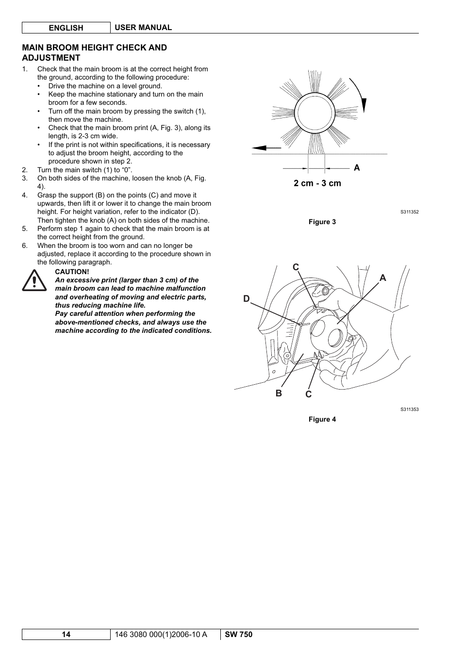 Ba c c d | Nilfisk-ALTO SW 750 User Manual | Page 52 / 76