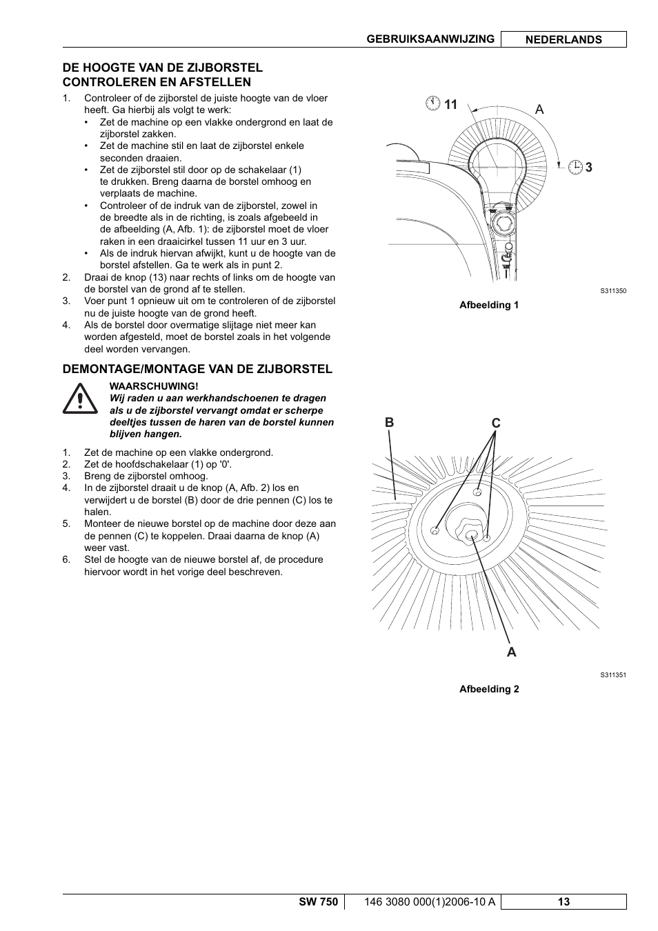 Bc a | Nilfisk-ALTO SW 750 User Manual | Page 69 / 76