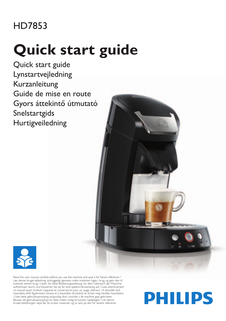 Philips SENSEO® Cappuccino Select Kaffeepadmaschine User Manual | 16 pages