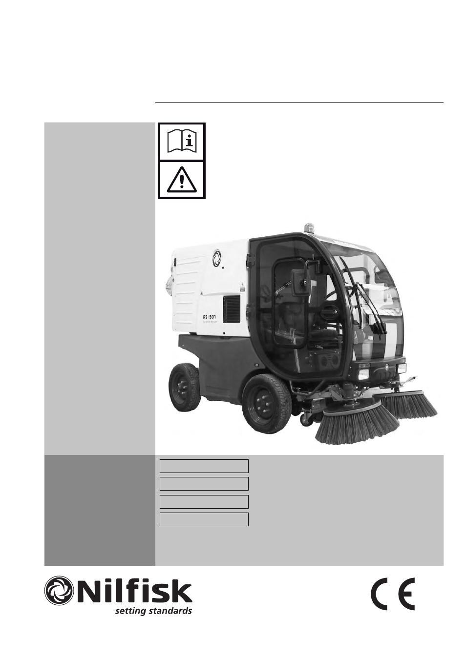Nilfisk-ALTO RS 501 User Manual | 162 pages