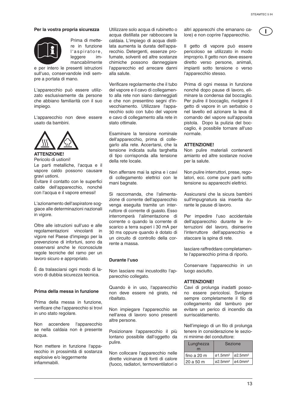 Nilfisk-ALTO STEAMTEC 5 IH User Manual | Page 15 / 72