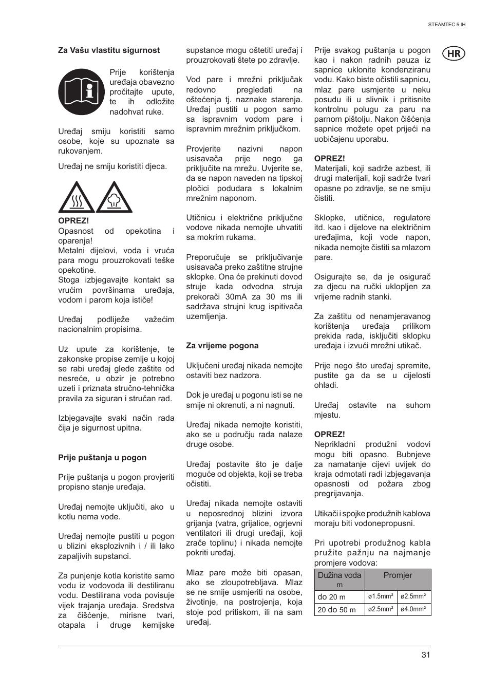 Nilfisk-ALTO STEAMTEC 5 IH User Manual | Page 33 / 72