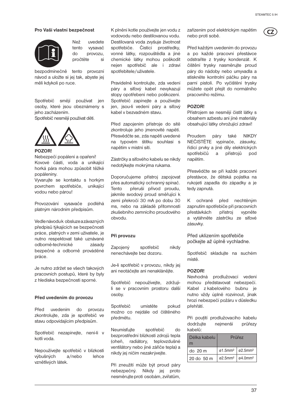 Nilfisk-ALTO STEAMTEC 5 IH User Manual | Page 39 / 72