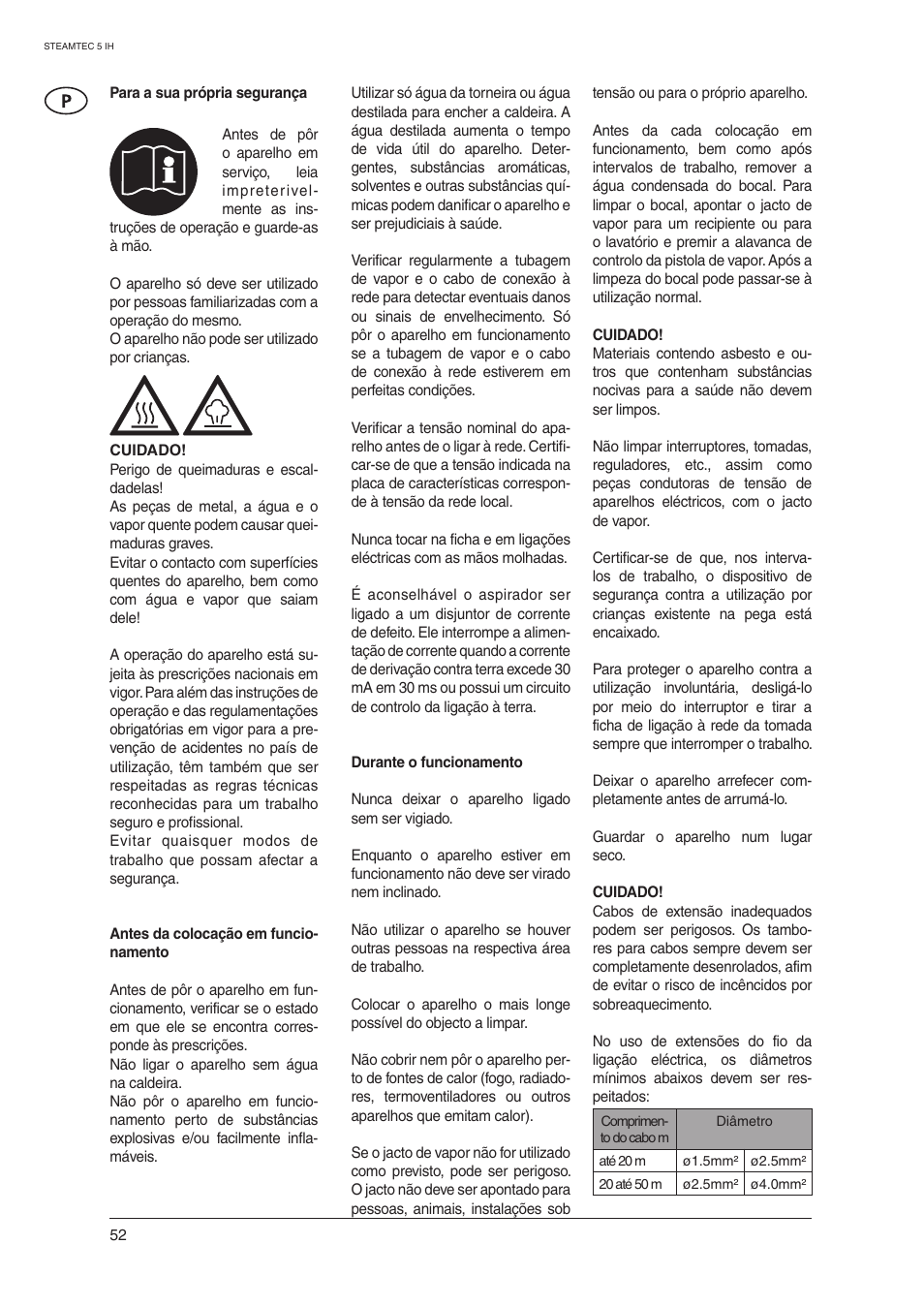 Nilfisk-ALTO STEAMTEC 5 IH User Manual | Page 54 / 72