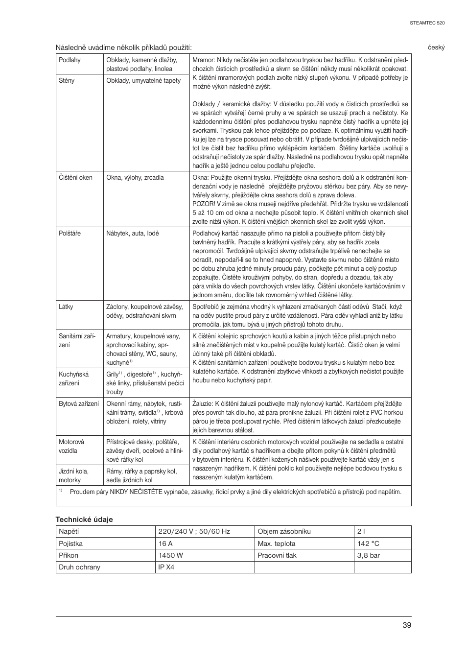 Nilfisk-ALTO STEAMTEC 520 User Manual | Page 41 / 81