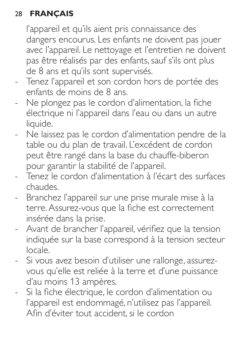 Philips AVENT Baby-Fläschchenwärmer User Manual | Page 28 / 64