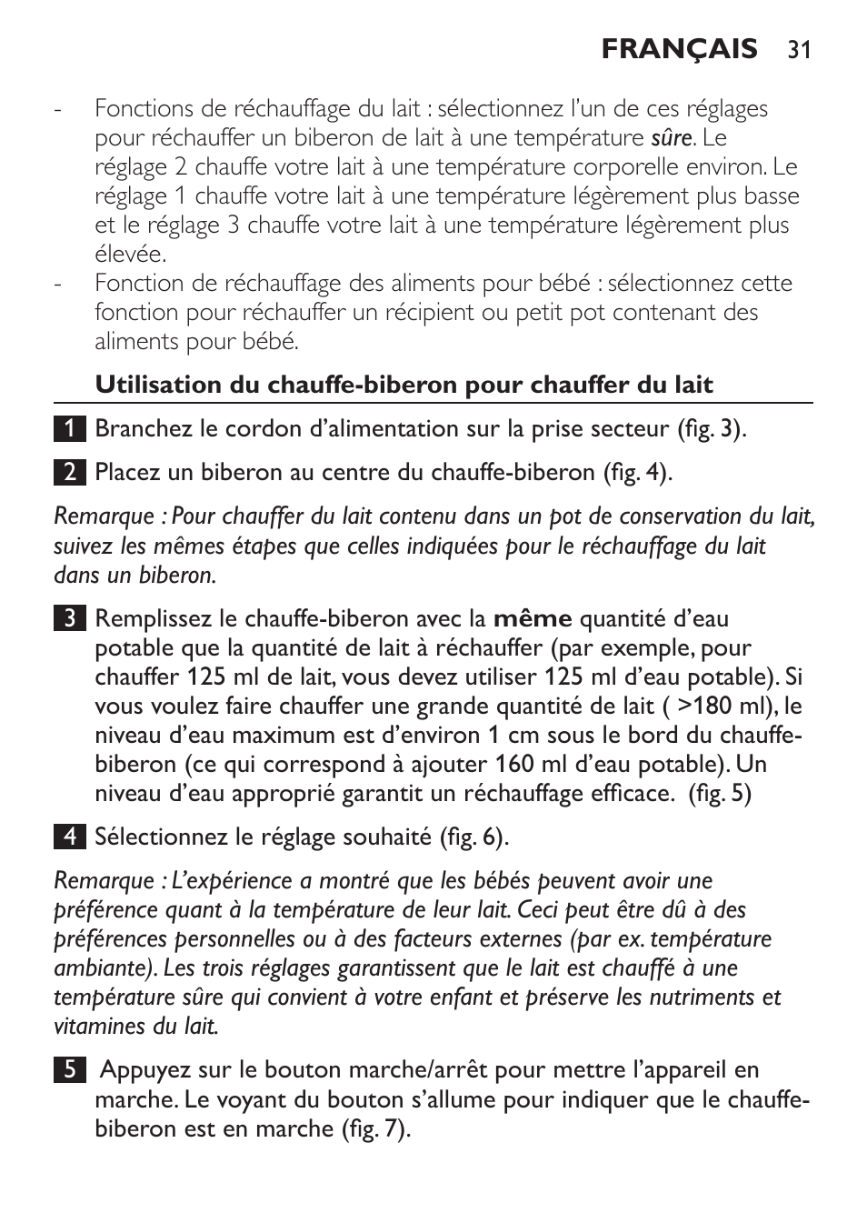 Philips AVENT Baby-Fläschchenwärmer User Manual | Page 31 / 64