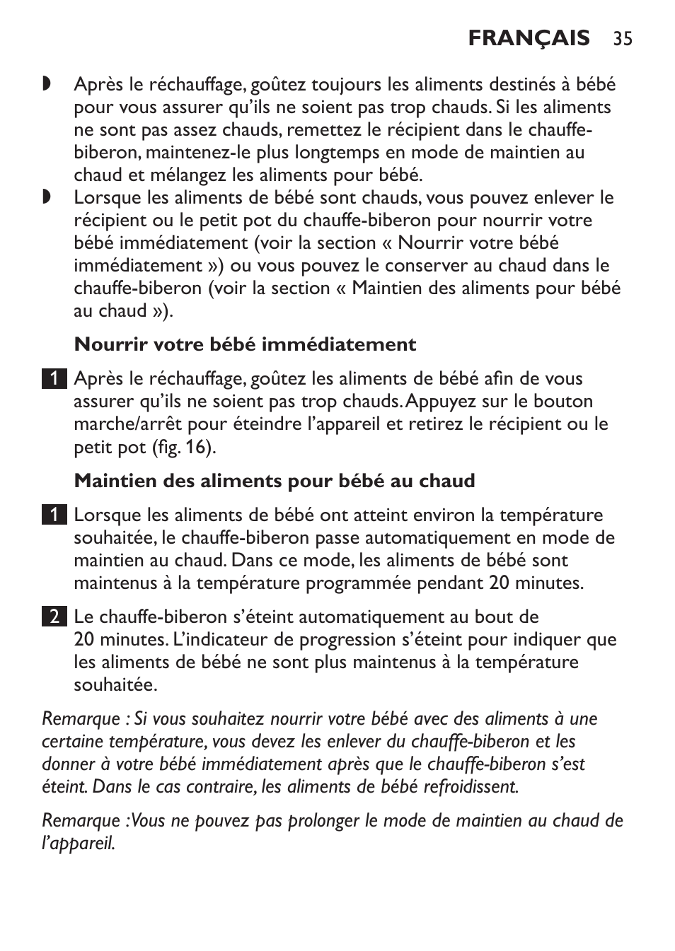 Philips AVENT Baby-Fläschchenwärmer User Manual | Page 35 / 64