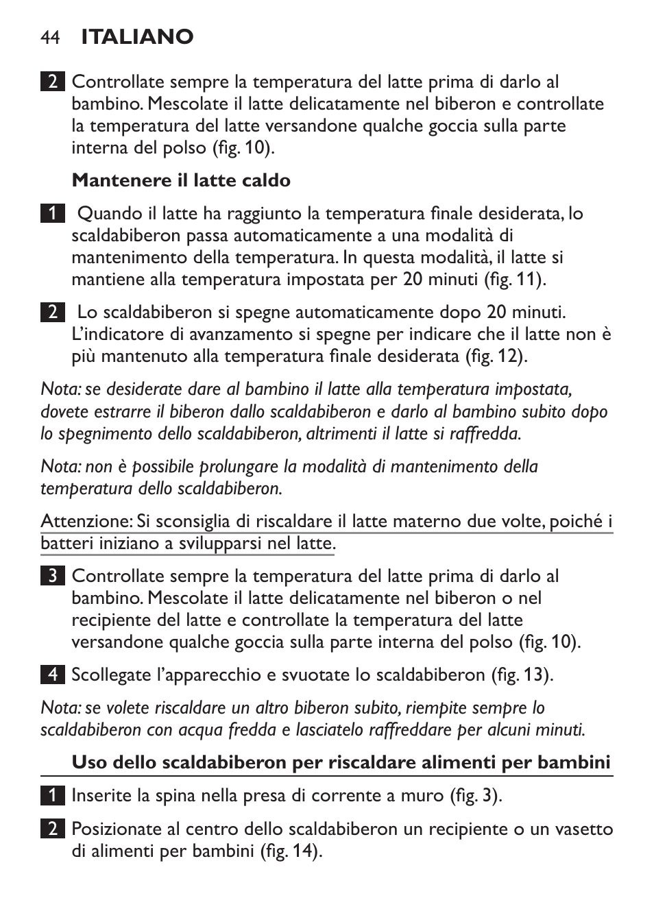 Philips AVENT Baby-Fläschchenwärmer User Manual | Page 44 / 64