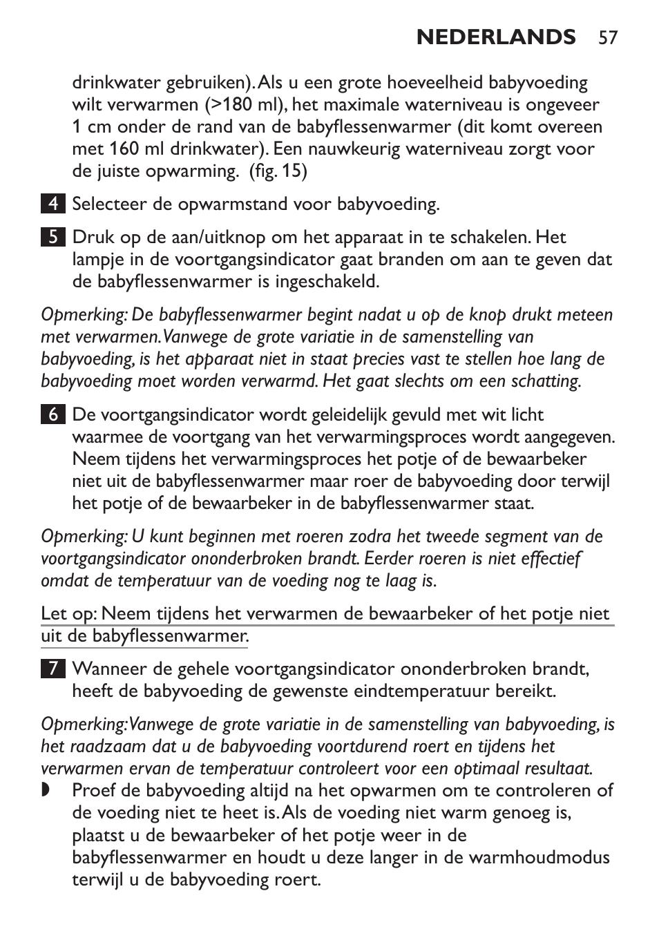 Philips AVENT Baby-Fläschchenwärmer User Manual | Page 57 / 64