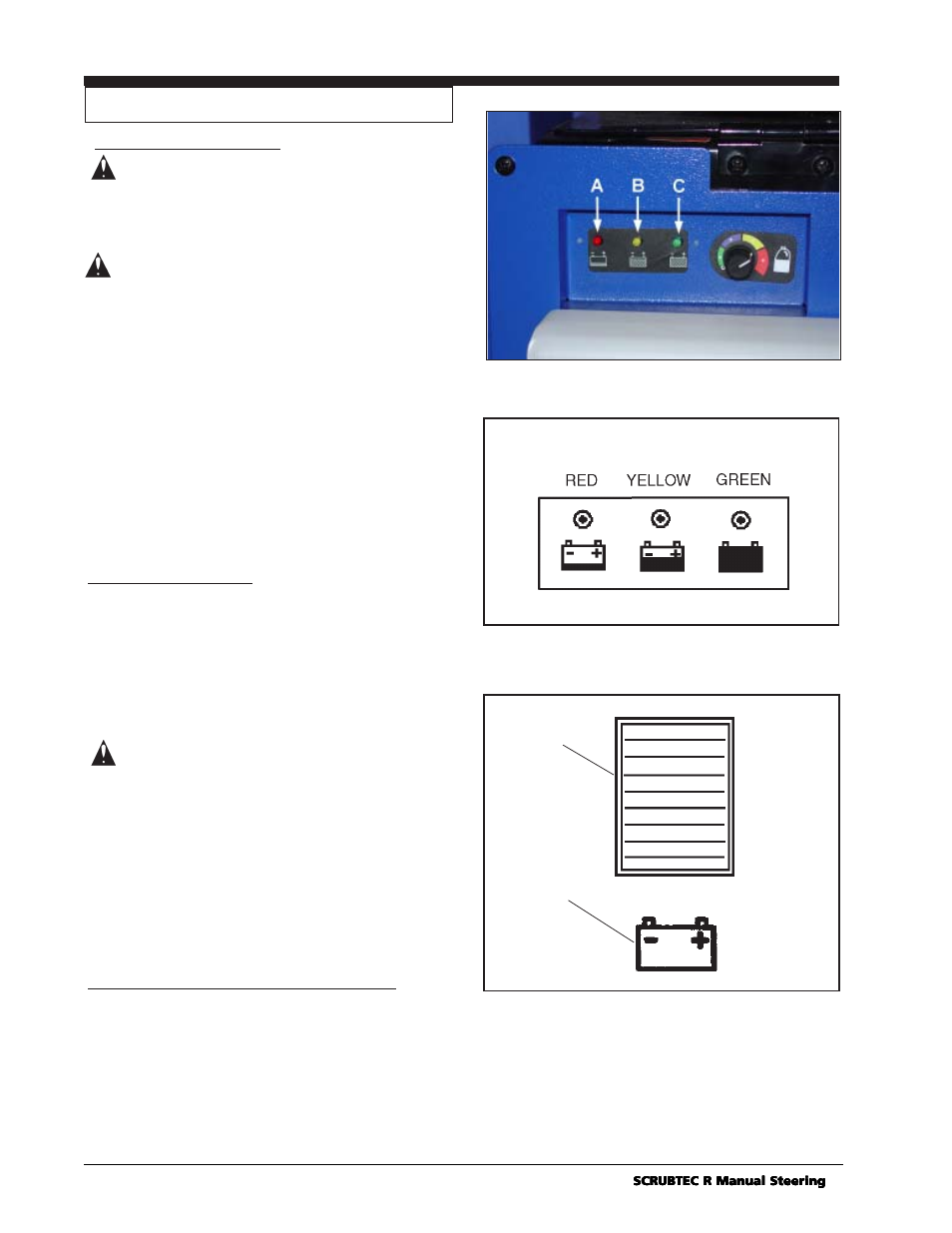 Ab c | Nilfisk-ALTO SCRUBTEC R 571 User Manual | Page 12 / 72