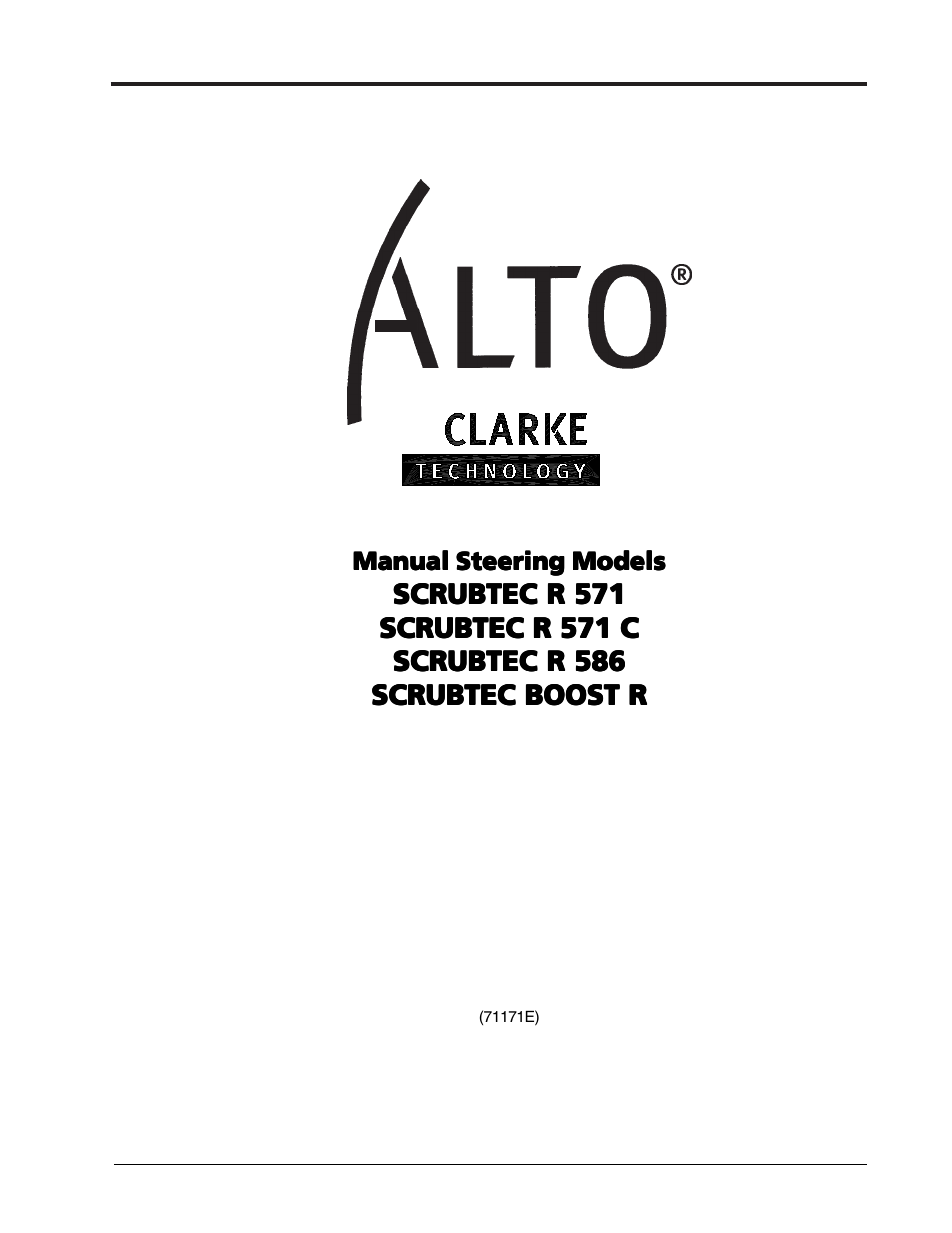 Parts and service manual, Scrubtec r 571 | Nilfisk-ALTO SCRUBTEC R 571 User Manual | Page 31 / 72