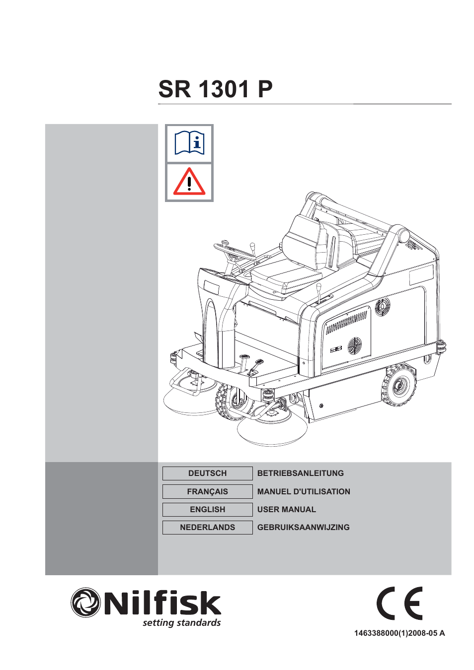 Nilfisk-ALTO SR 1301 P User Manual | 132 pages